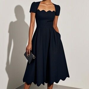 Black cocktail dress